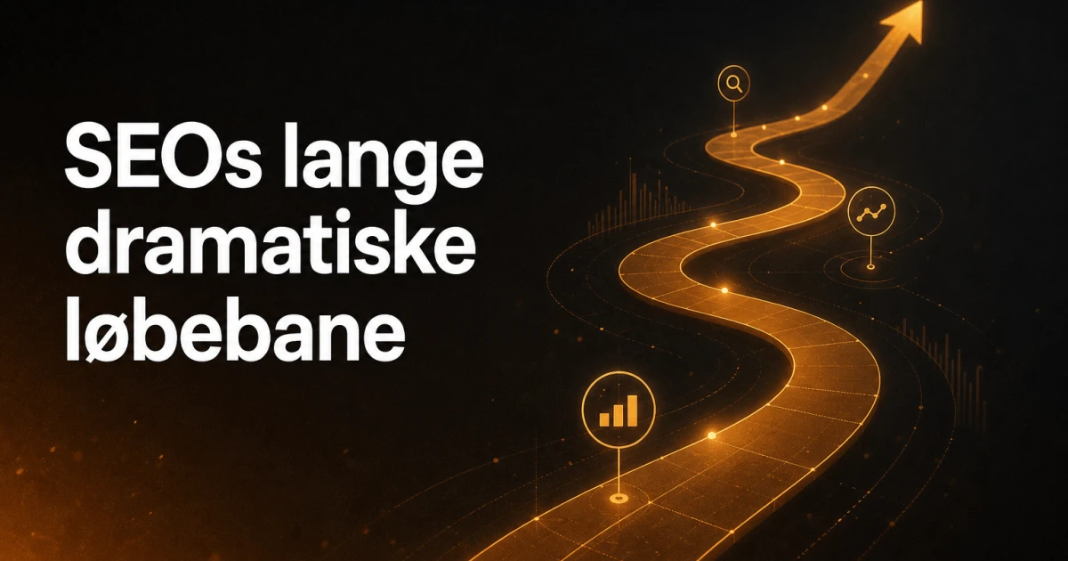 GEO: Plottwistet i SEOs lange, dramatiske løbebane