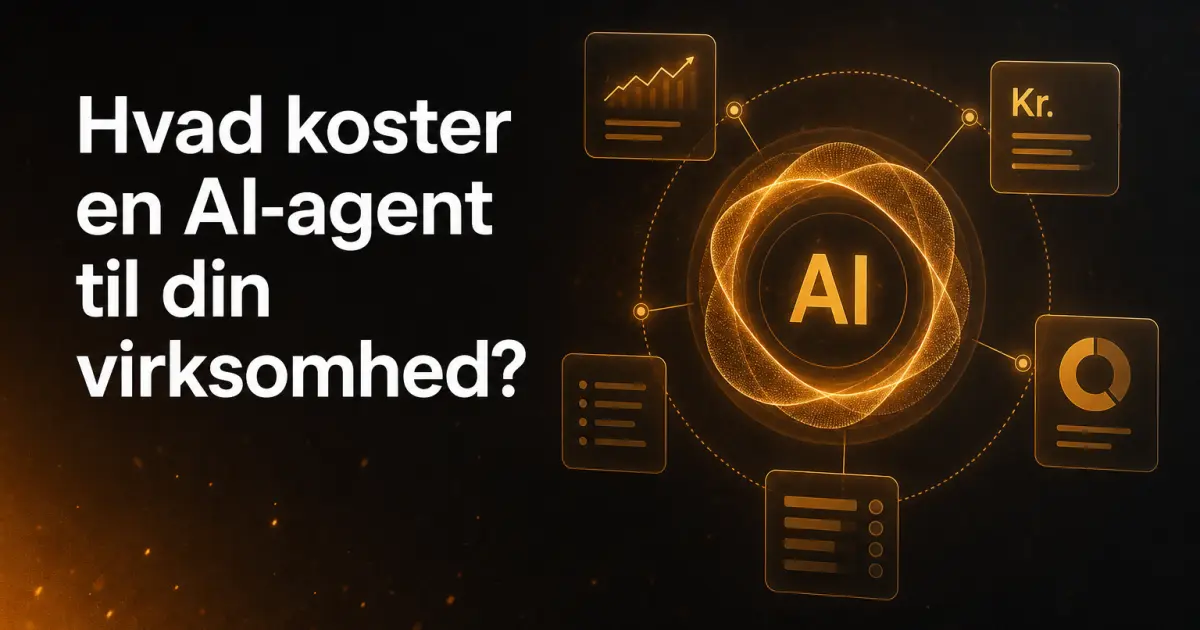 Hvad koster en AI-agent til din virksomhed?