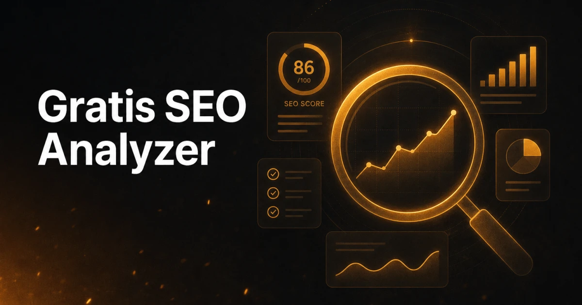 Signocore har lanceret en gratis SEO Analyzer - og den kræver ingen konto